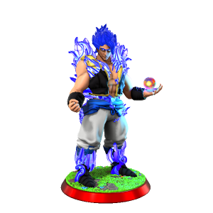 DBS Gogeta SSJB - made with Hero Forge