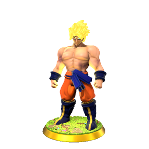 DBZ Goku SSJ - made with Hero Forge