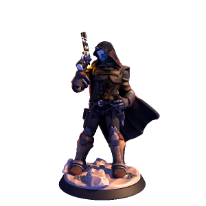 Cayde 6 v3 alt pose 2 Copy Cop - made with Hero Forge