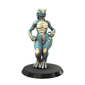 Blizzi Nude - made with Hero Forge