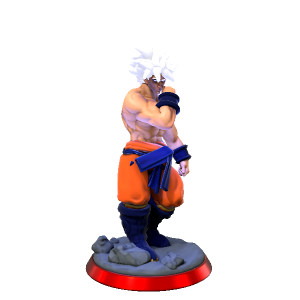 DBS MUI Goku - made with Hero Forge