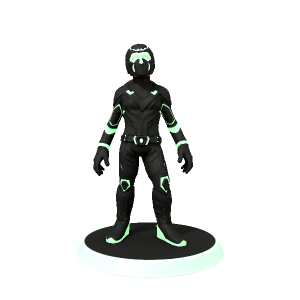 TRON AIR Virus - made with Hero Forge