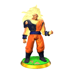 DBZ Goku SSJ3 - made with Hero Forge