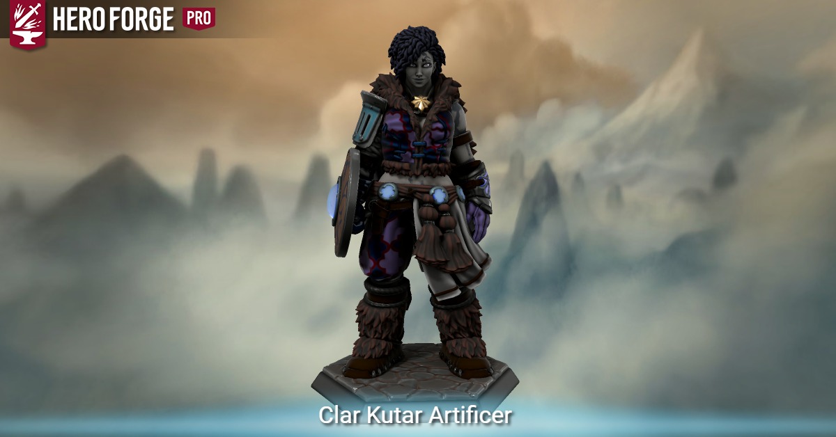 Clar Kutar Artificer - made with Hero Forge