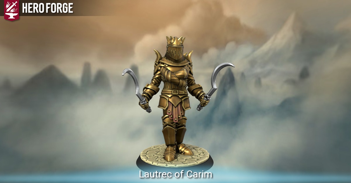 Lautrec Of Carim Made With Hero Forge   T182200 U4076162 