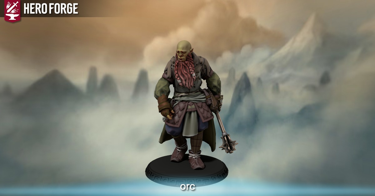 orc - made with Hero Forge